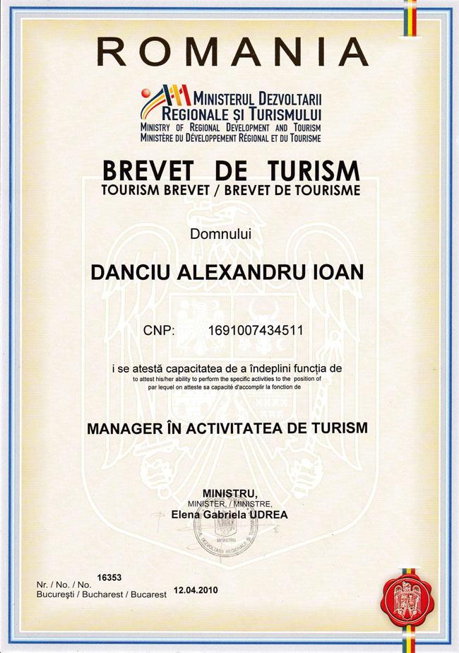 Brevet turism