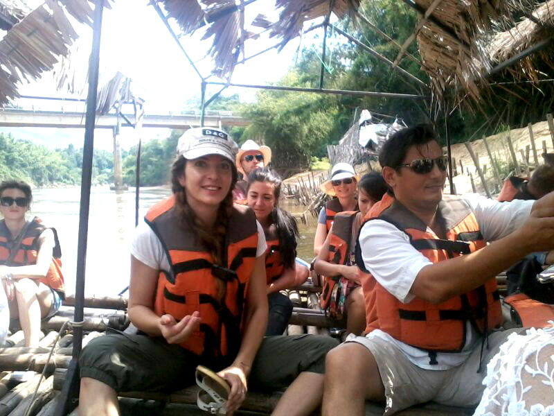 Thailanda rafting Raul Kwai