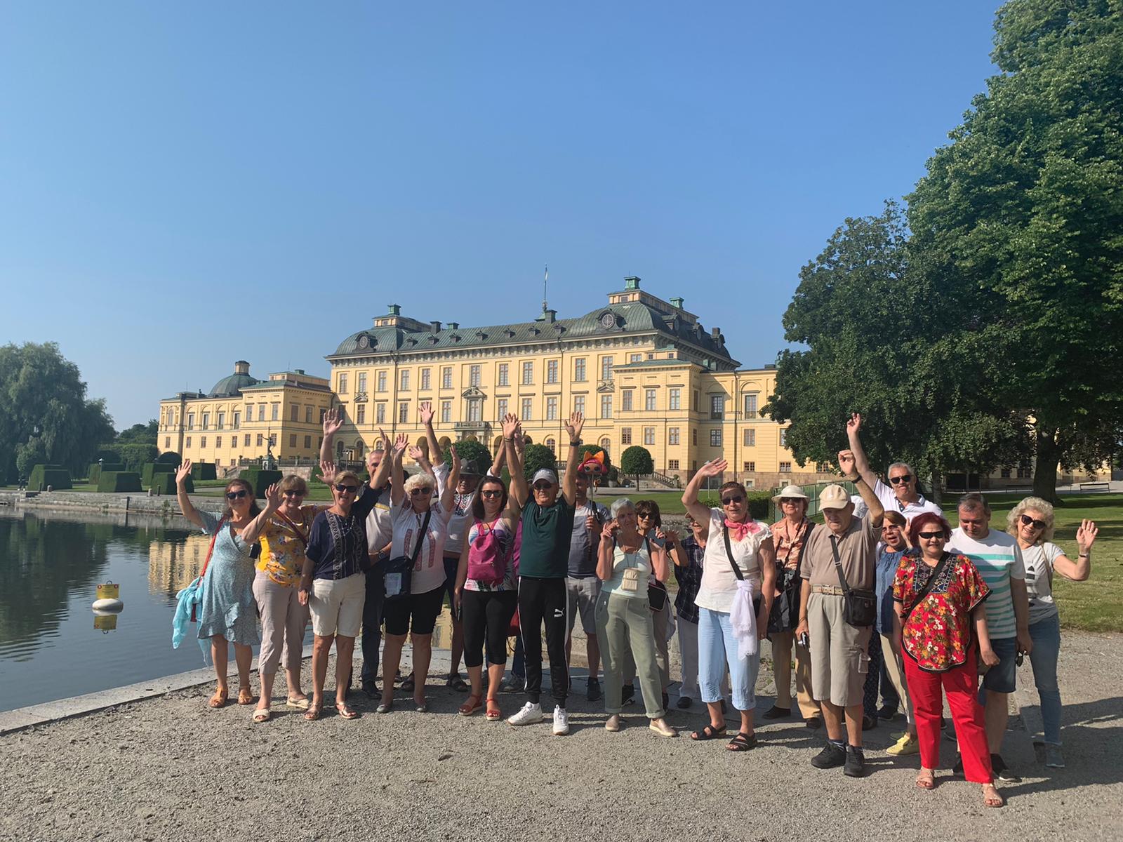 In Suedia la Palatul Drottningholm