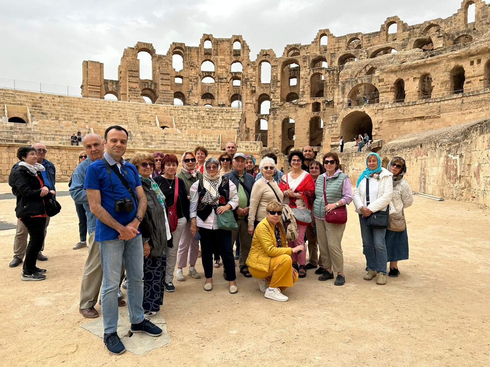 In Tunisia la Amfiteatrul El Jem
