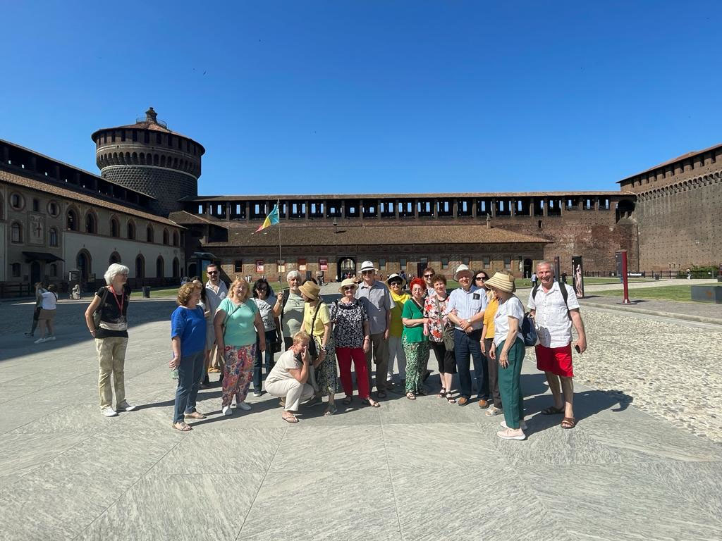 In Milano la Castelul Sforzesco