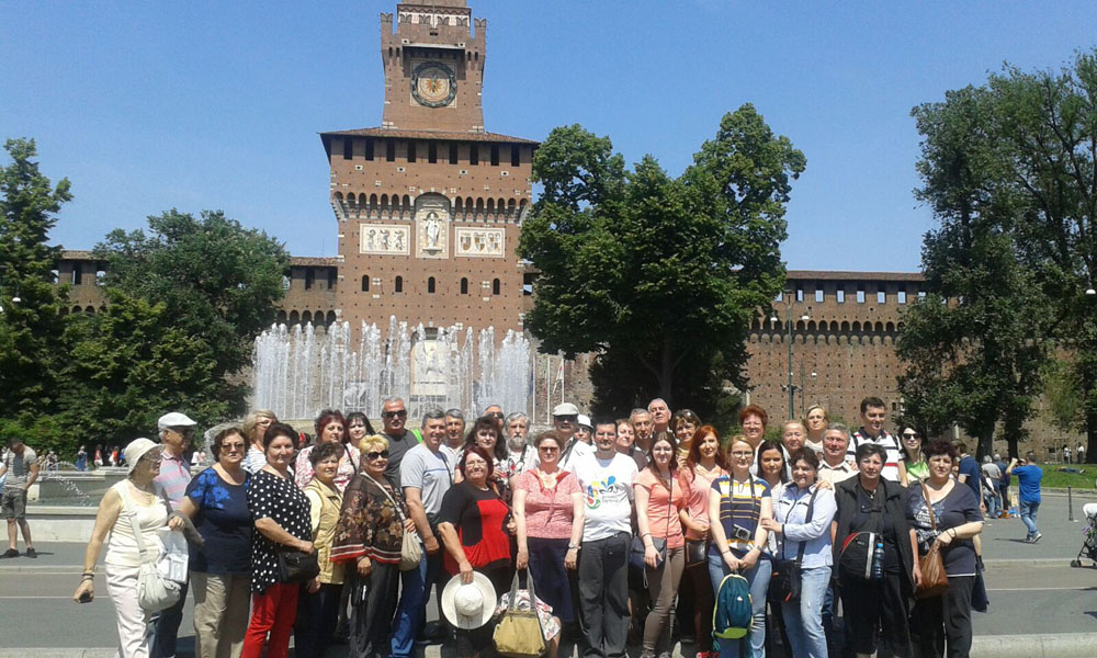 La Milano Castelul Sforzesco