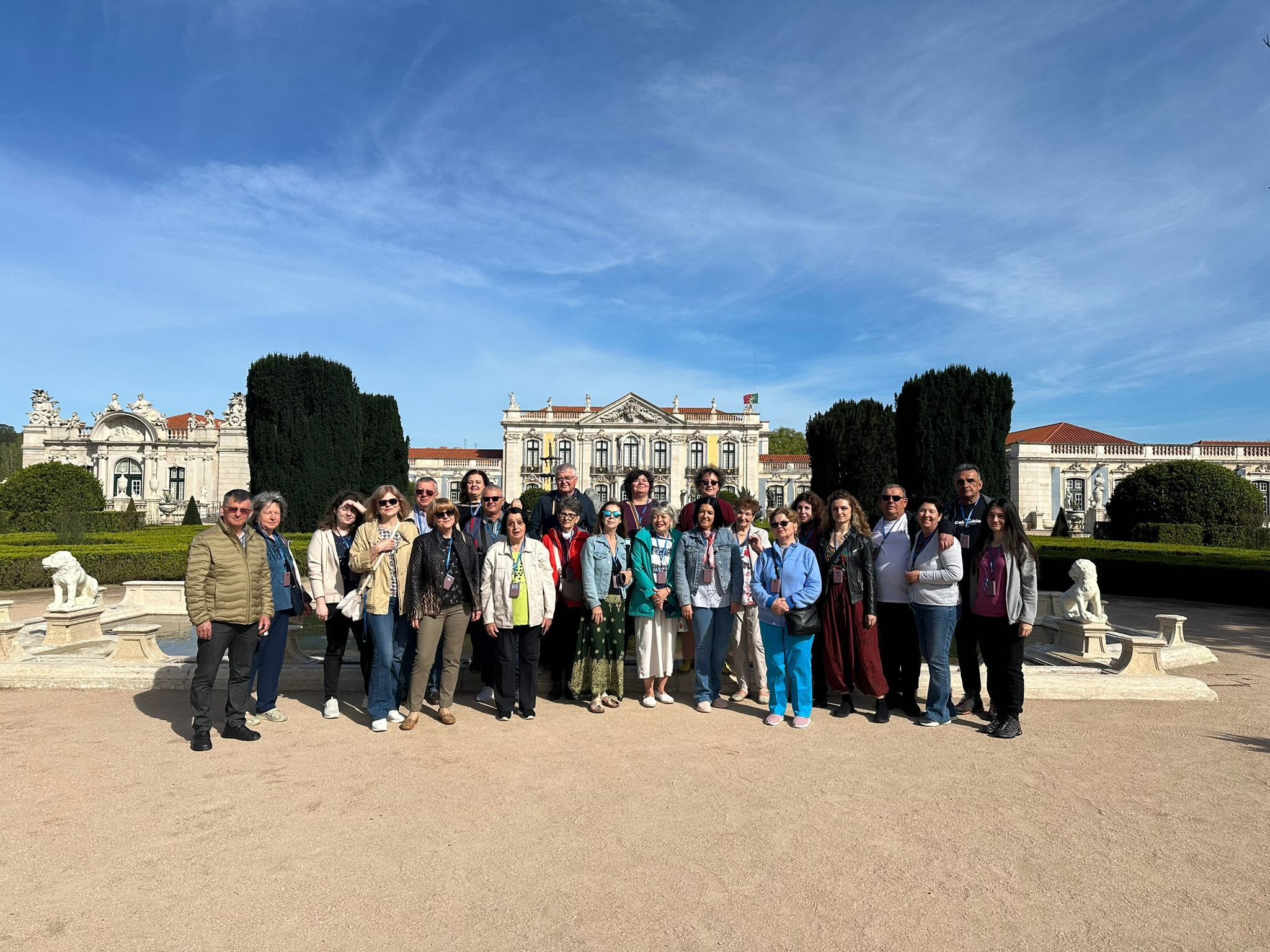 In Portugalia la Palatul Queluz