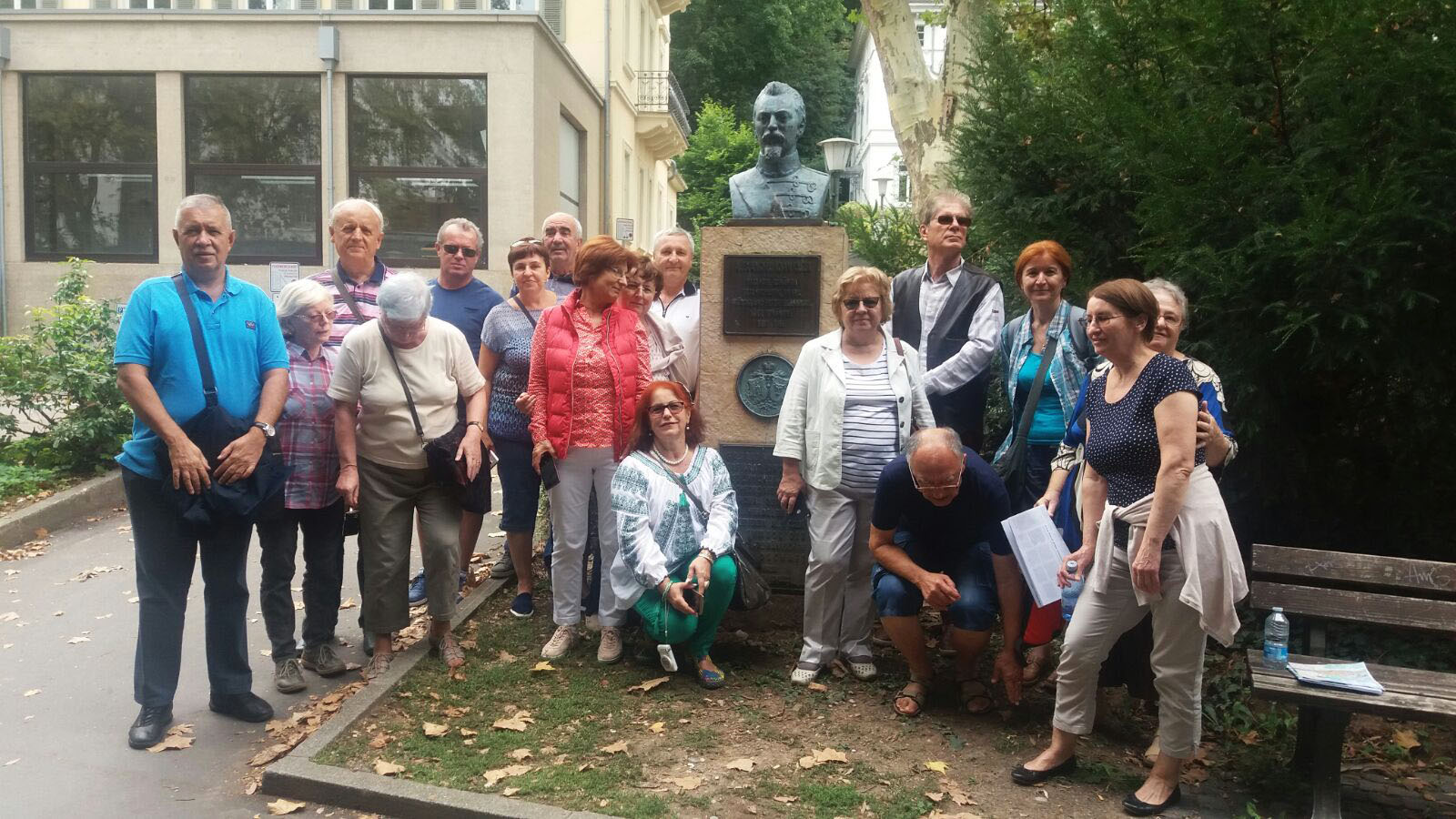 In Germania la Heidelberg langa statuia lui Cuza