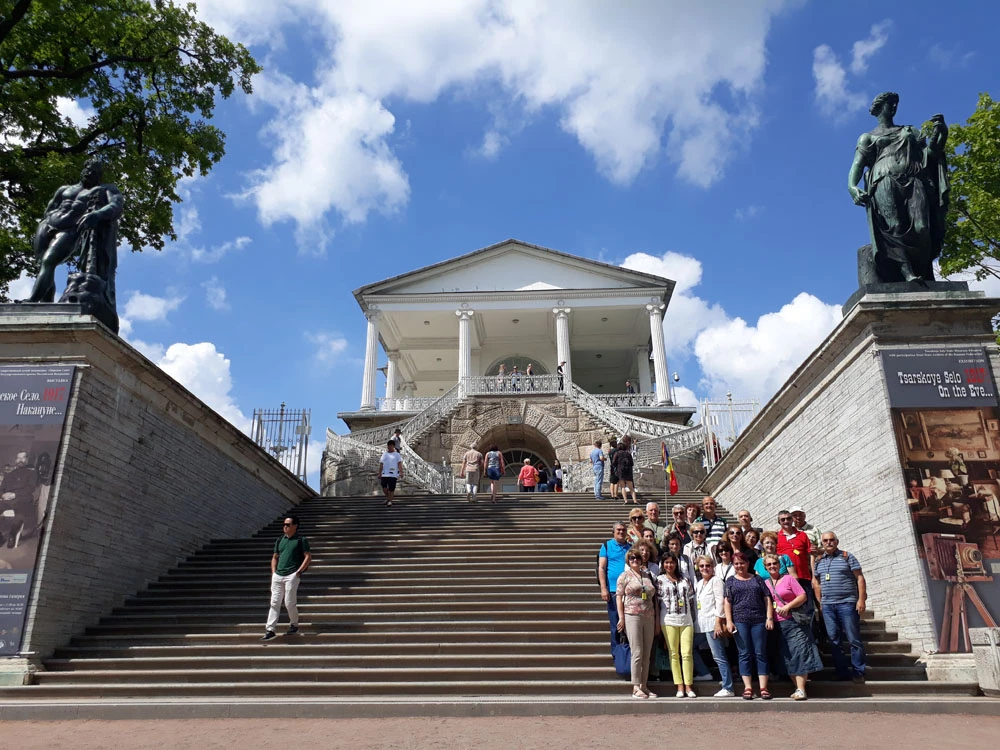 In Rusia la Galeria Cameron palatul Ekaterinei Puskin