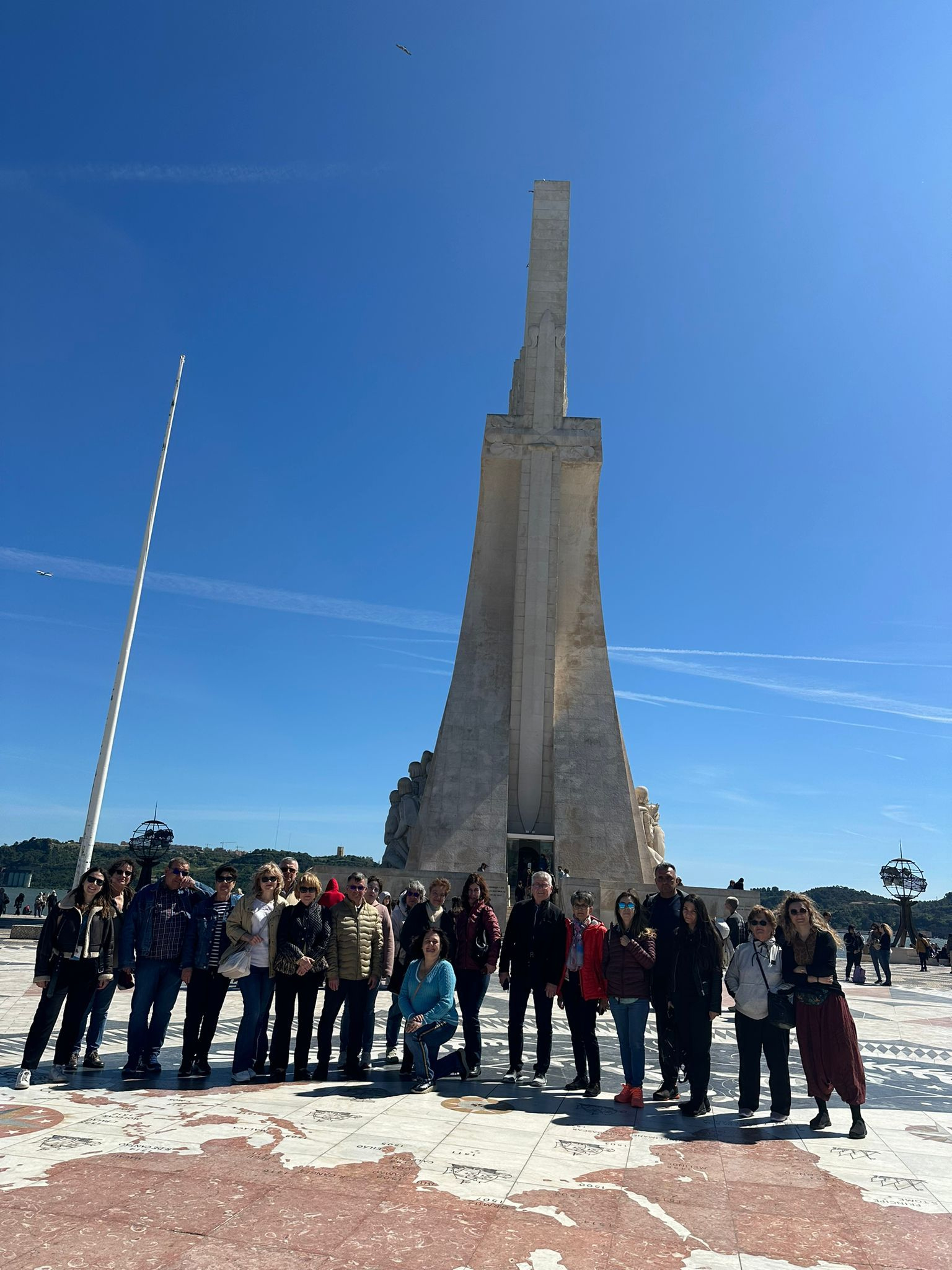 In Lisabona la Monumentul descoperirilor