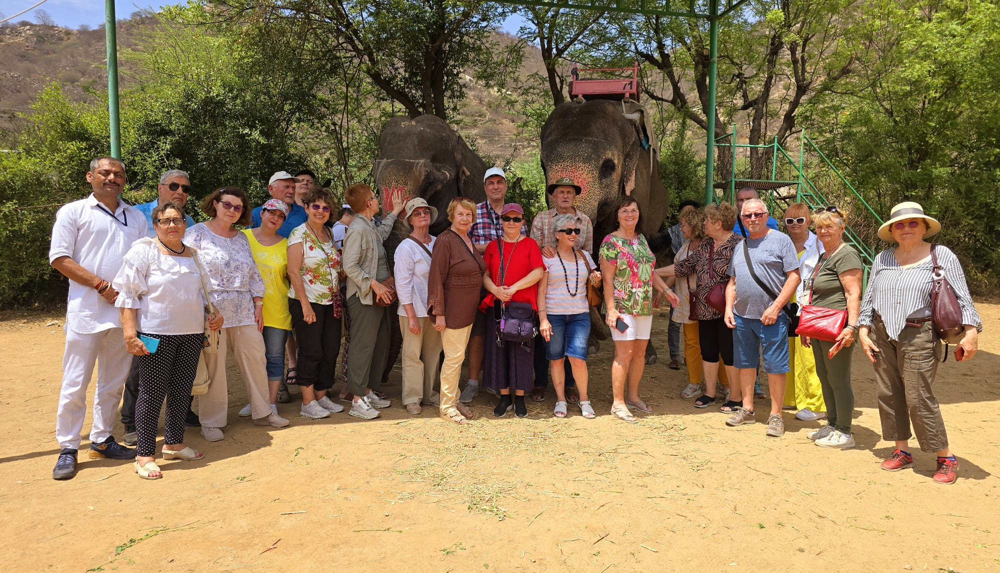 La Jaipur elephant sanctuary