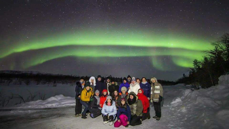 Rusia Murmansk Aurora Boreala