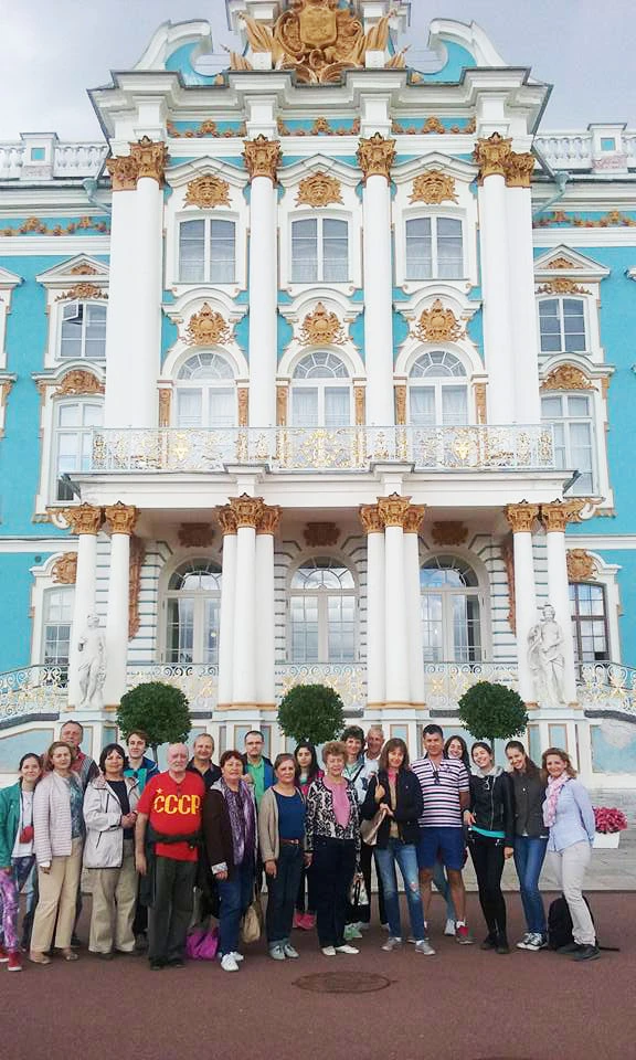 In Rusia la Palatul Ecaterinei II la Tsarkoe Selo