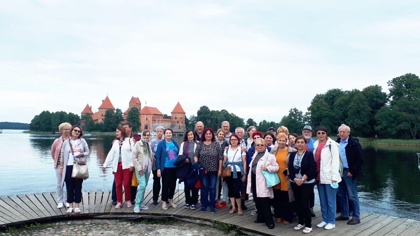 In Lituania la Castelul Trakai