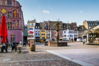 Transfer in orasul Mulhouse pentru un tur de oras.