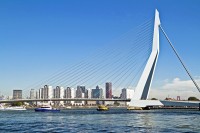Rotterdam este cel mai important oras comercial al Olandei si in acelasi timp cel mai mare port al Europei. Din 1962 pana in 2004, Rotterdam a fost cel mai aglomerat port din lume, fiind depasit in 2004 de Shanghai.
