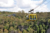 Admiram privelistea care ne taie rasuflarea pe masura ce ne plimbam cu Scenic Cableway – telecabina cu cea mai abrupta inclinatie din emisfera sudica