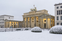 Berliner Rathaus, Unter den Linden, Poarta Brandenburg,
