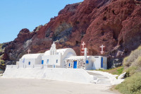 Biserica in Insula Santorini