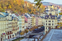 Optional, excursie la Karlovy Vary. Karlovy Vary este una dintre cele mai renumite statiuni balneoclimaterice,