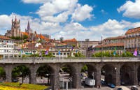 Excursie la Lausanne–capitala cantonului Vaud.