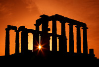 si excursie la Cap Sounion pentru Apus de Soare la Templul lui Poseidon-Fenomen unic in lume !