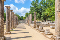 Plecam din Kalamata catre Olympia, cunoscut drept locul de nastere si de desfasurare al Jocurilor Olimpice antice.