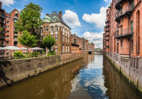 Hamburg district depozite Speicherstadt