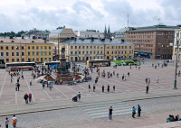 Helsinki Piata Senatului statuia Imparatului rus Alexander II