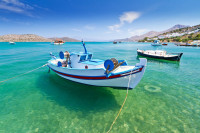 Insula Creta barci de pescuit