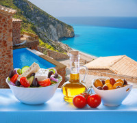 Insula Lefkada salata greceasca