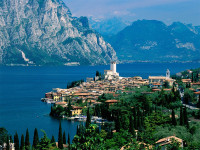 Italia Lombardia Lacul Garda