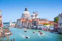 Italia Venetia Grand Canal Basilica di Santa Maria della Salute