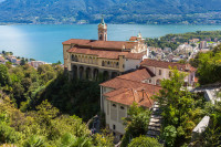 Lacul Maggiore Biserica Madonna del Sasso
