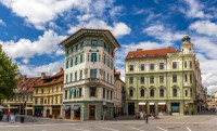 Ljubliana Casa Hauptmann din Piata Preseren