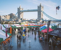 Tower Bridge unul dintre celebrele simboluri ale orasului,
