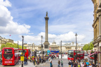 Trafalgar Square, Bursa din Londra, Banca Angliei,