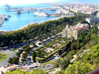 Malaga vedere Port