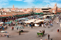 Maroc Marrakech Piata Centrala Piata Djemaa El Fna