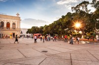 Merida al carei nume maya este T’hó’ sau Ichkanzihóo (cetatea celor cinci dealuri). Tur de oras panoramic. Este capitala si orasul cel mai mare al Peninsulei Yucatan.