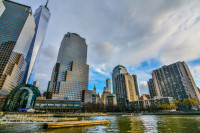 Battery Park - cel mai vechi spatiu public deschis din oras, de pe bulevardele sale lungi putandu-se vedea Statuia Libertatii