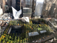 Ground Zero - fostul amplasament al Turnurilor Gemene World Trade Center