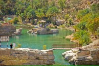 Wadi Bani Khalid este una dintre cele mai frumoase oaze din Oman !