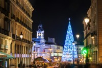In perioada sarbatorilor de iarna Madridul este cunoscut pentru luminile spectaculoase care impodobesc orasul