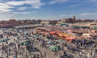 Incheiem turul cu vizitarea pietei Djemaa El Fna.