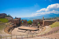 Sicilia Taormina Teatru Grecesc