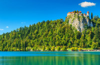 Lacul Bled Castelul de pe stanca