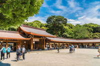 Astazi continuam vizitarea capitalei nipone cu Altarul Meji Jingu inchinat cultului Shinto. Shinto este cea mai veche religie din Japonia si este adanc inradacinata in modul de viata al japonezilor.