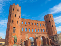 Torino ruine romane porti oras turnuri Palatine poarta Palatine
