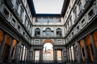 Toscana Florenta Galerii Uffizi