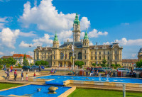 Ulterior, vom ajunge in centrul baroc al orasului Győr. 