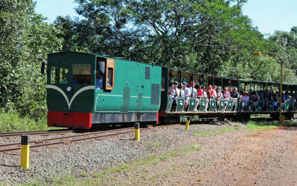 Accesul dinspre partea argentiniana este facilitat de trenul ecologic al padurii tropicale, care aduce vizitatorii pana la diferite pasarele.
