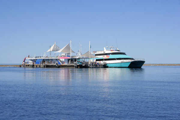 In aceasta dimineata, transfer in portul turistic din Cairns de unde vom porni in Croaziera la Marea Bariera de Corali cu pranz inclus (08h30-17h00).
