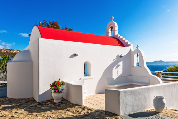 Biserica in Insula Mykonos